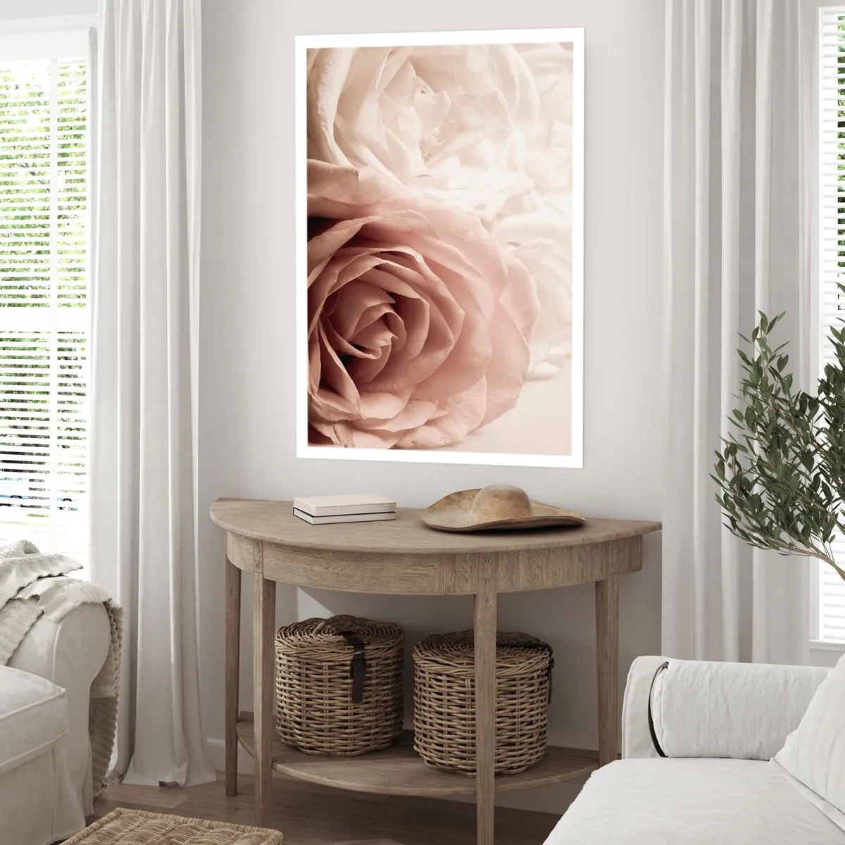 Póster - En el corazón de una rosa - 61x91 cm