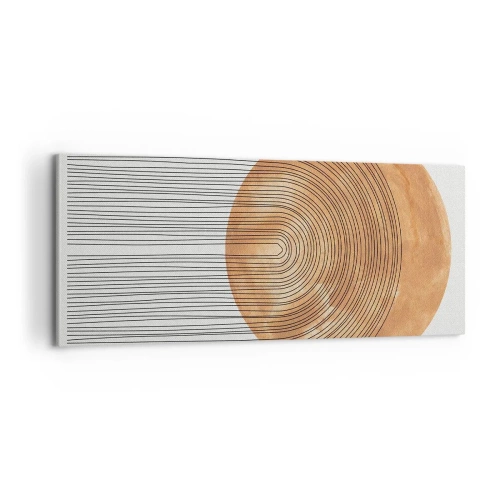 Cuadro sobre lienzo - Impresión de Imagen - Una composición soleada - 100x40 cm