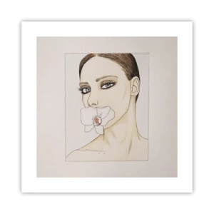 Póster - Elegancia y belleza - 40x40 cm