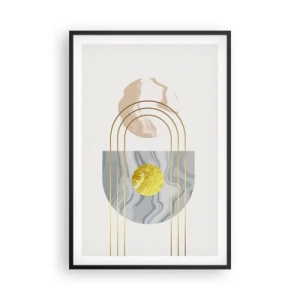 Póster en marco negro - Brillo y resplandor - 61x91 cm