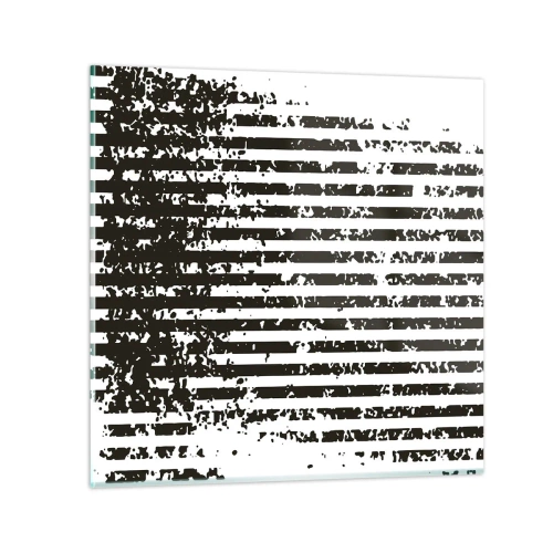 Cuadro sobre vidrio - Impresiones sobre Vidrio - Ritmo y ruido - 30x30 cm