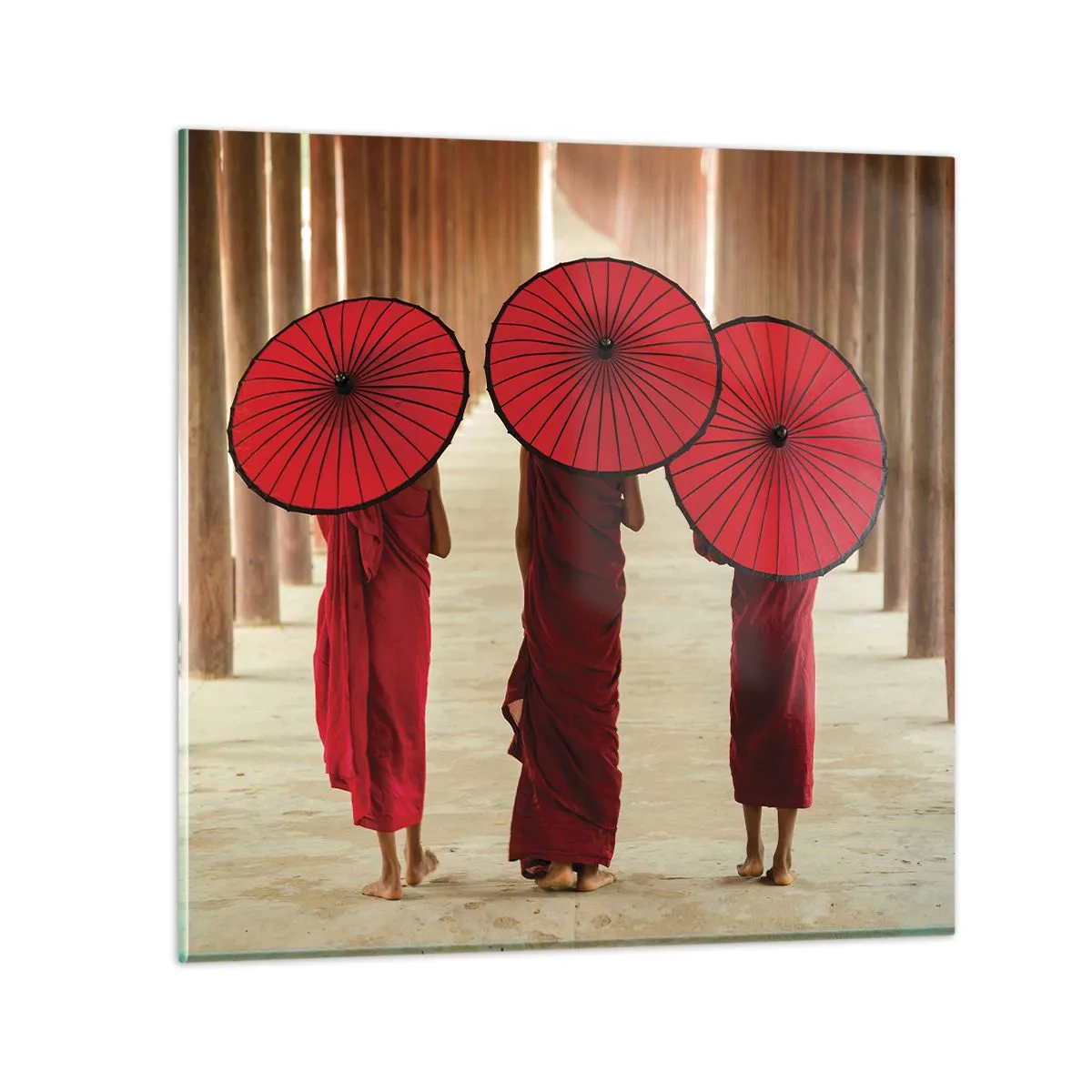 Cuadro sobre vidrio - Impresiones sobre Vidrio - En el camino a la Tierra Pura - 40x40 cm