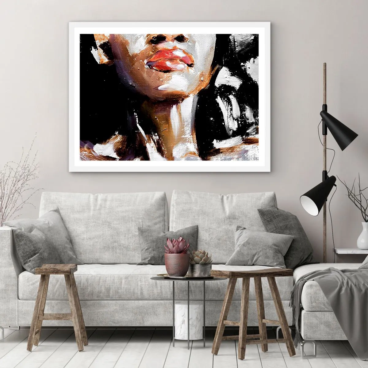 Póster en marco blanco - Orgullo sin prejuicios - 70x50 cm