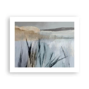 Póster - Campos de invierno - 50x40 cm