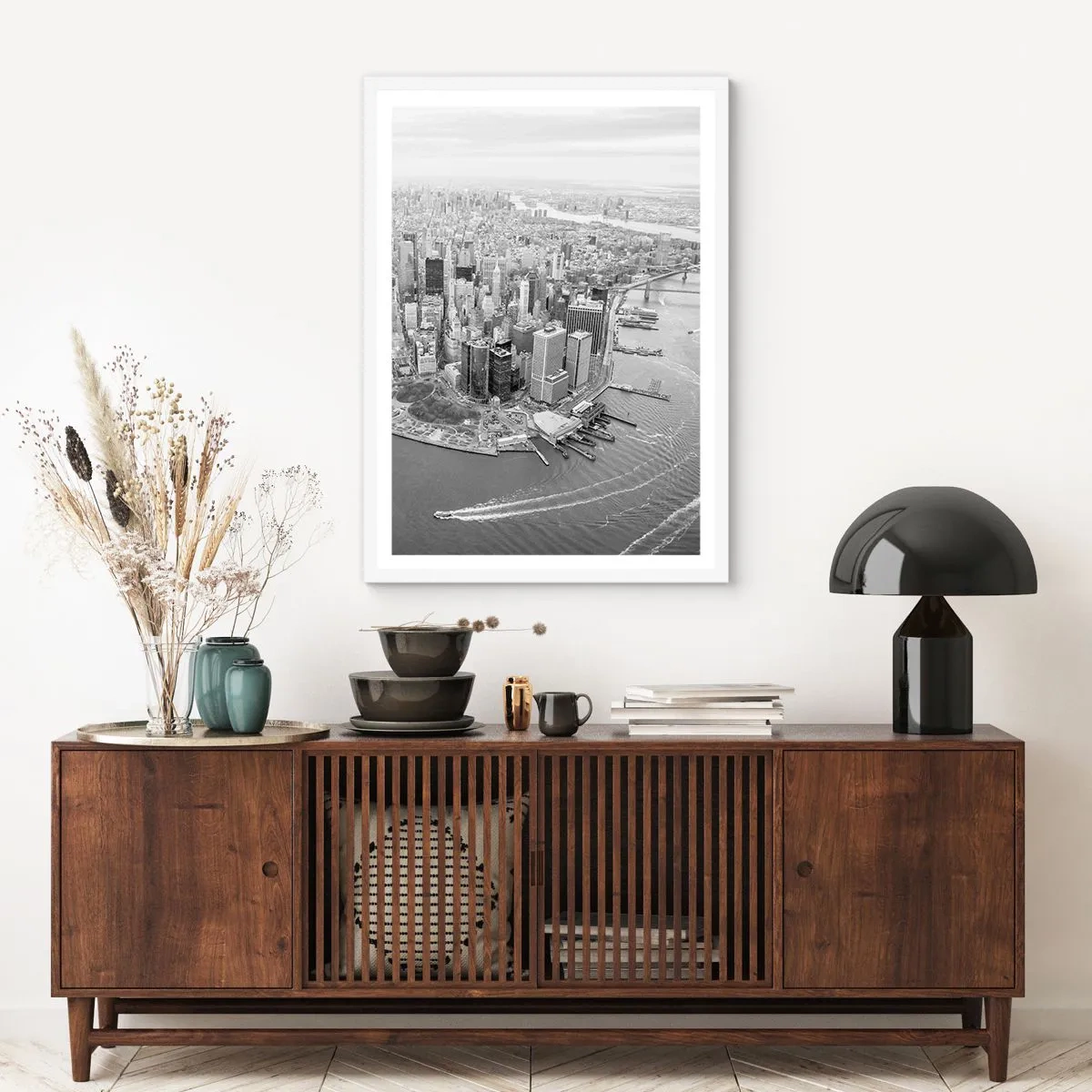 Póster en marco blanco - ¿Cómo no amar este lugar? - 50x70 cm