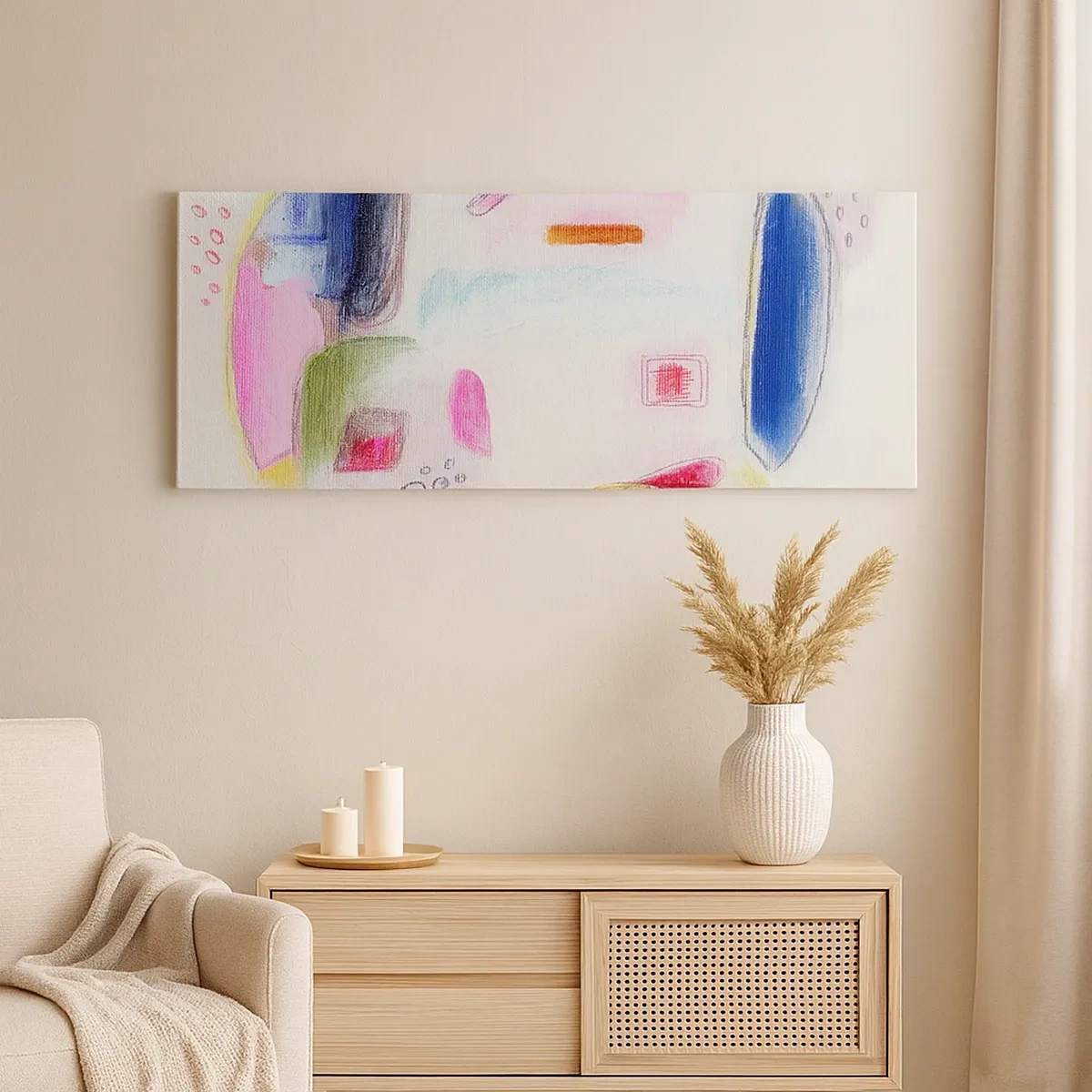 Cuadro sobre lienzo - Impresión de Imagen - Convexo, cóncavo, plano - 30x30 cm