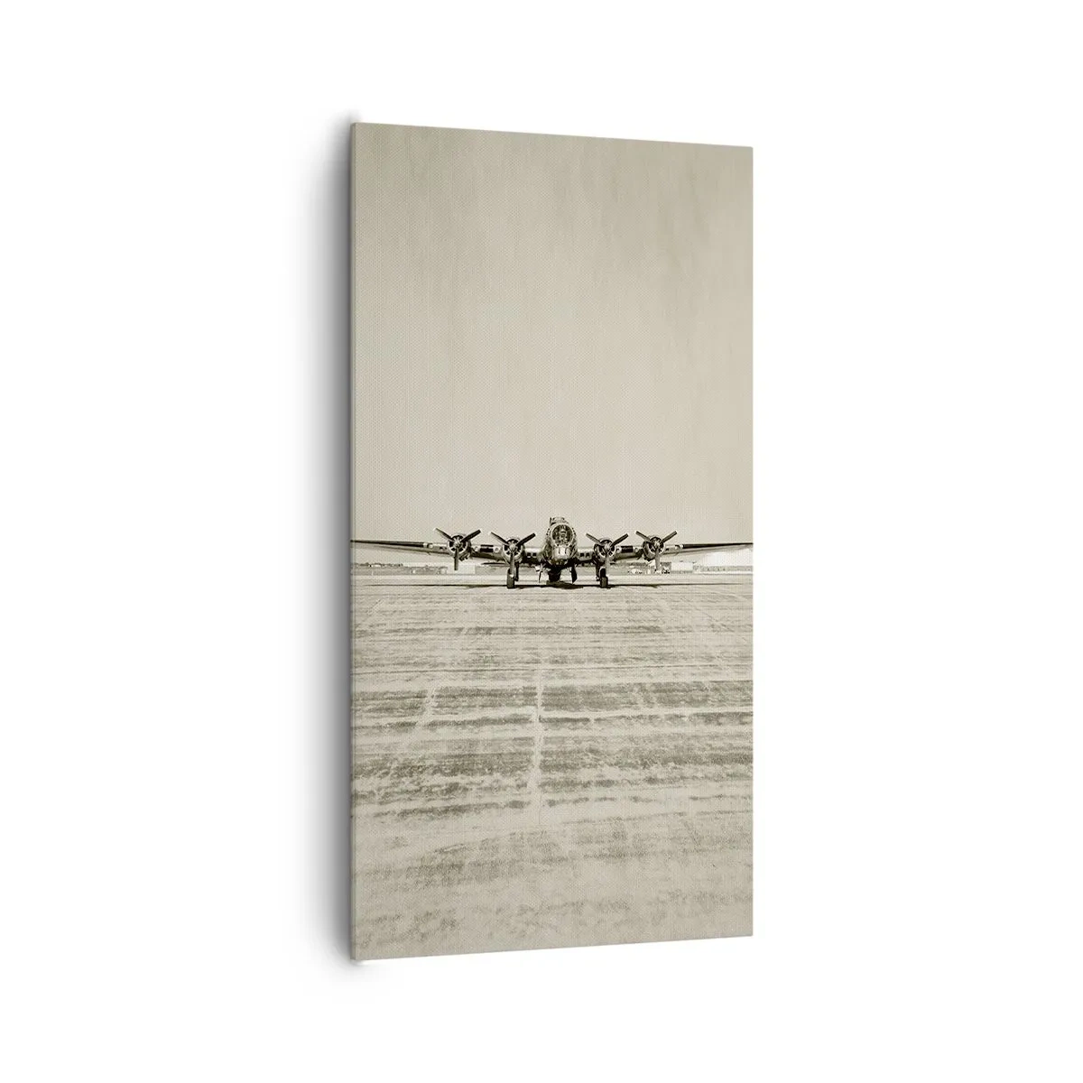 Cuadro sobre lienzo - Impresión de Imagen - Como siempre, preparado - 65x120 cm