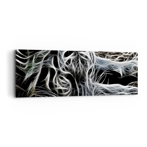 Cuadro sobre lienzo - Impresión de Imagen - Un estudio sobre la ligereza felina - 90x30 cm