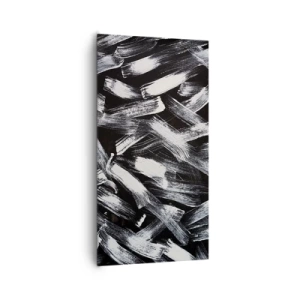 Cuadro sobre lienzo - Impresión de Imagen - Abstracción en el espíritu industrial - 65x120 cm