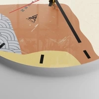 Esfera sin numeración, con rayas