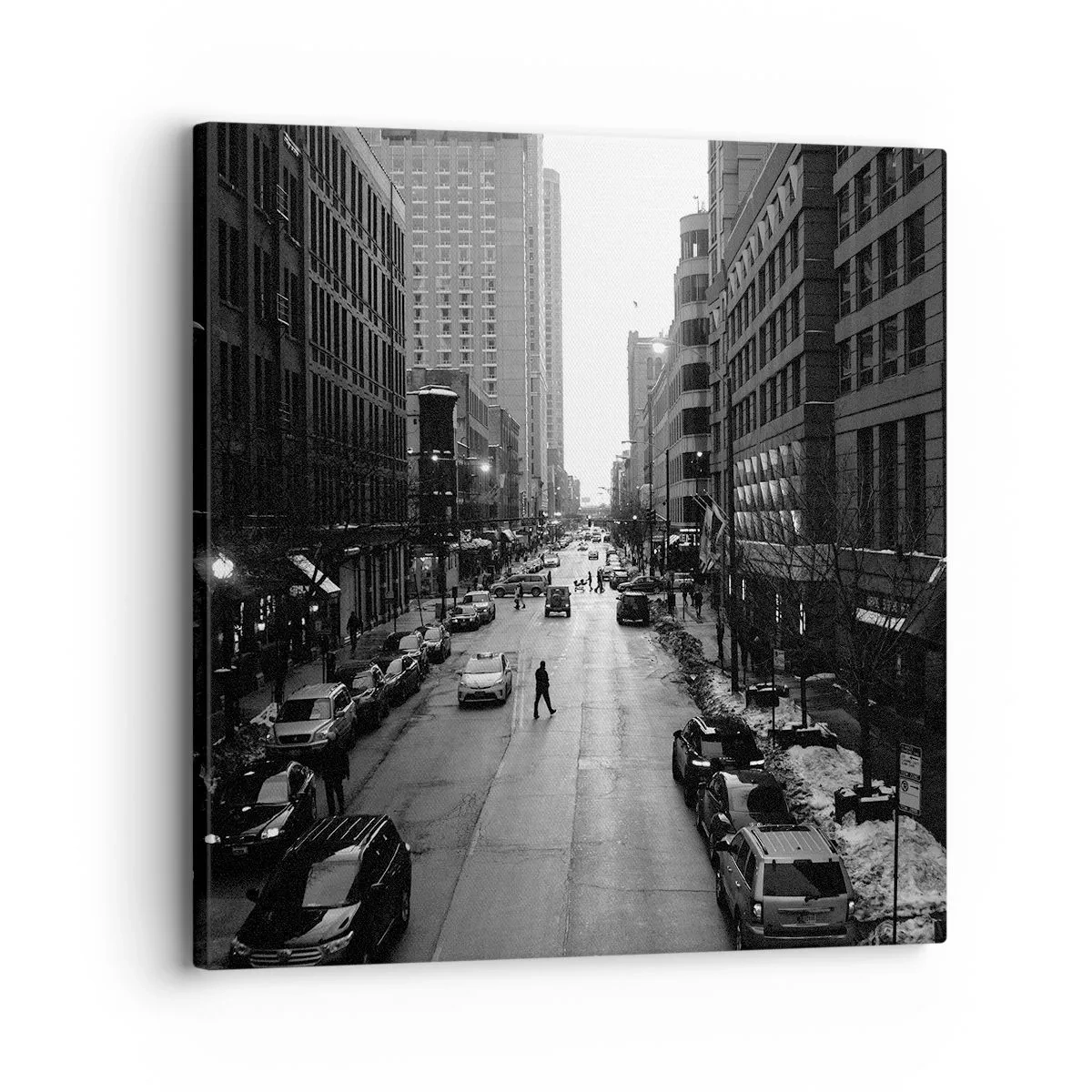 Cuadro sobre lienzo - Impresión de Imagen - Un día como otro cualquiera - 30x30 cm