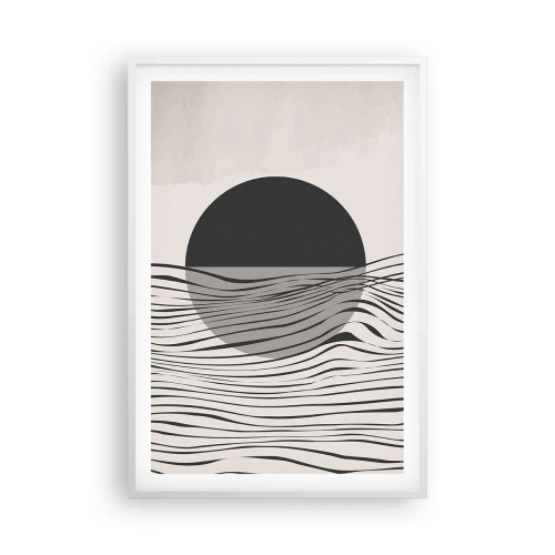 Póster en marco blanco - Media composición - 61x91 cm