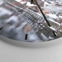 Esfera sin numeración, con rayas