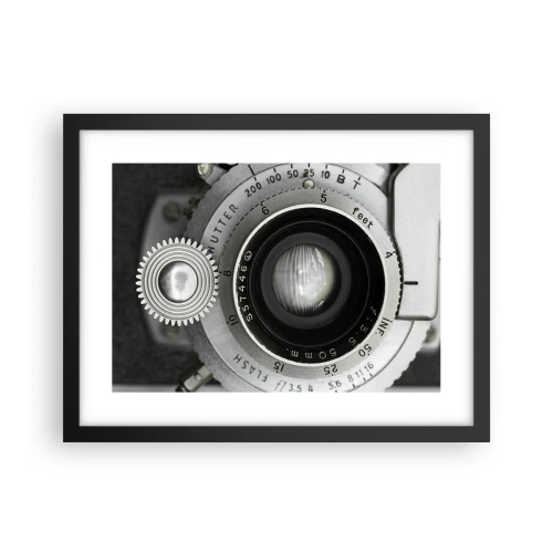 Póster en marco negro - Una historia de Hollywood - 40x30 cm