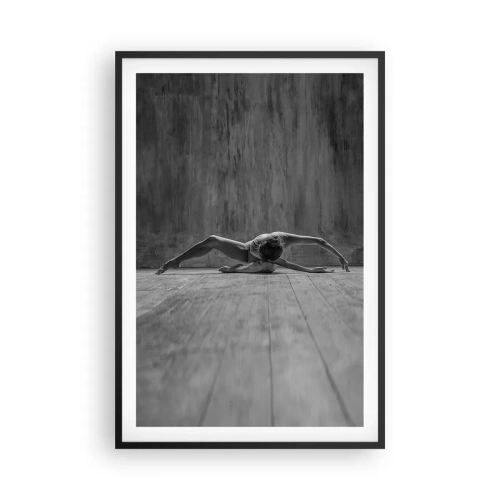 Póster en marco negro - Simetría encontrada - 61x91 cm