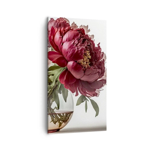 Cuadro sobre lienzo - Impresión de Imagen - En plena floración de la belleza - 45x80 cm