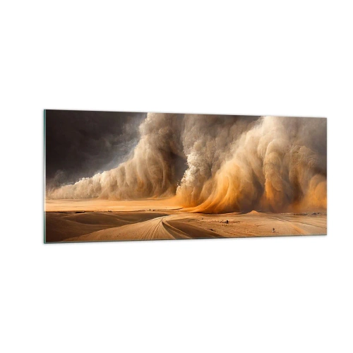 Cuadro sobre vidrio - Impresiones sobre Vidrio - Ira del desierto - 100x40 cm