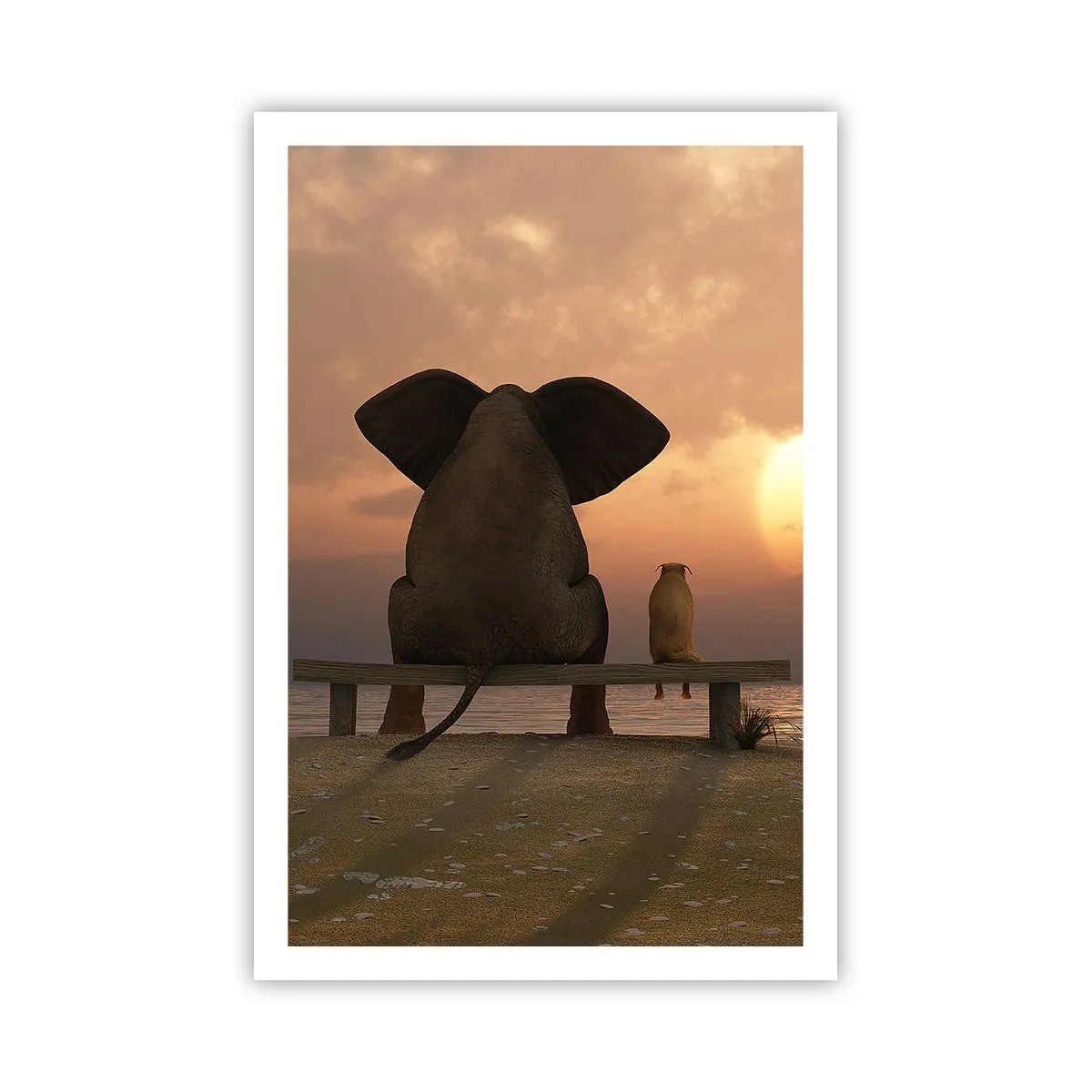 Póster - Es bueno estar en silencio juntos - 61x91 cm