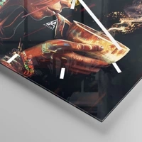 Esfera sin numeración, con rayas