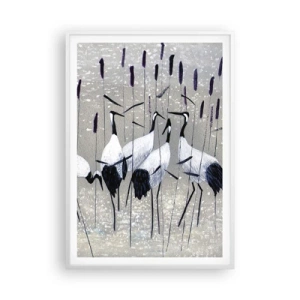 Póster en marco blanco - Entre los suyos - 70x100 cm