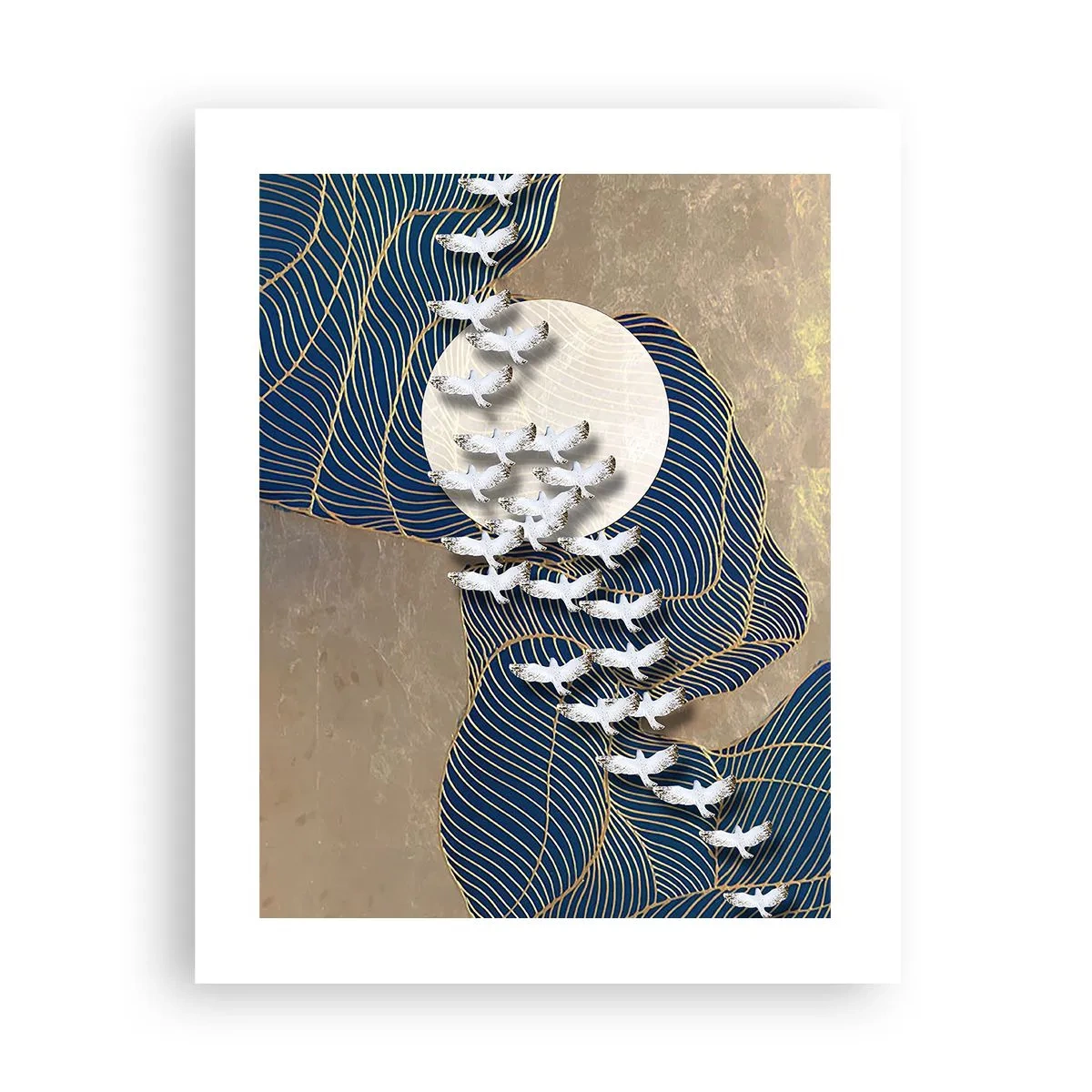 Póster - Libertad en bandada comunidad - 40x50 cm