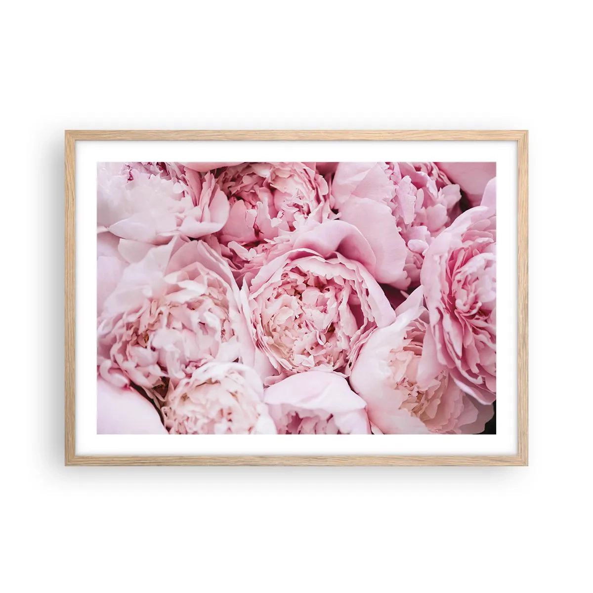 Póster en marco roble claro - Cálido y fragante - 70x50 cm