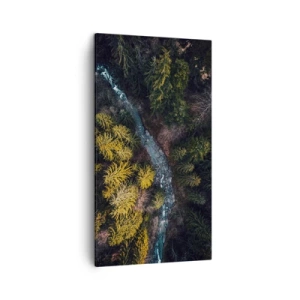 Cuadro sobre lienzo - Impresión de Imagen - Rápido, cada vez más rápido - 45x80 cm
