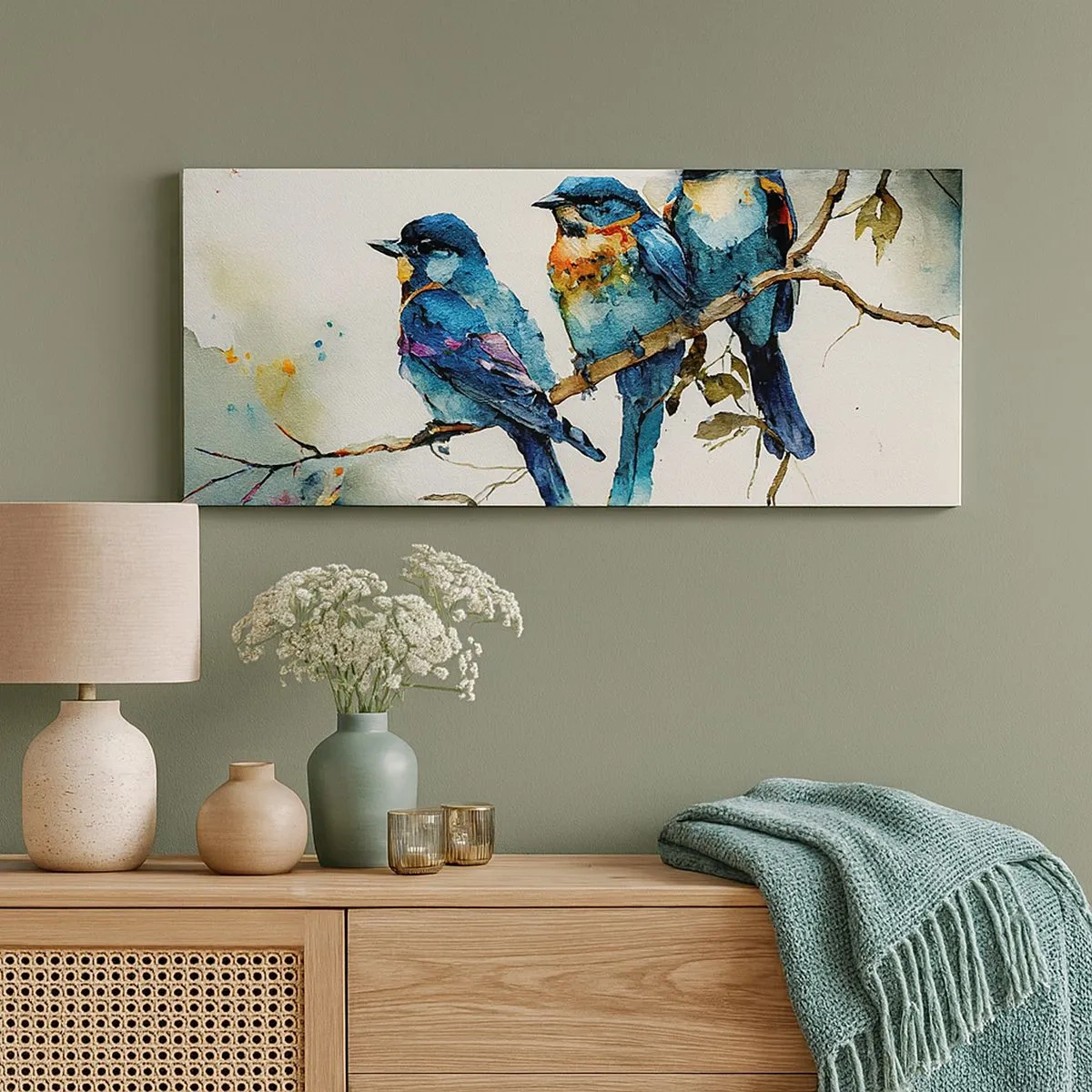 Cuadro sobre lienzo - Impresión de Imagen - ¿Ofendido? - 100x40 cm