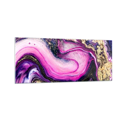 Cuadro sobre vidrio - Impresiones sobre Vidrio - Un momento abstracto - 100x40 cm