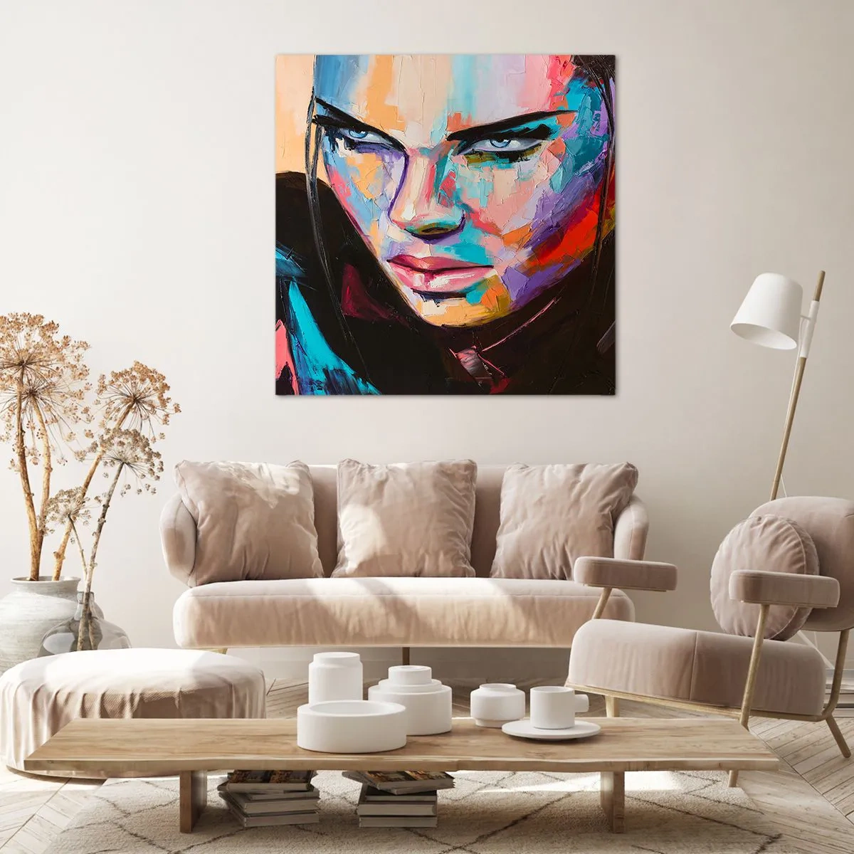 Cuadro sobre lienzo - Impresión de Imagen - Salvaje de corazón - 70x70 cm