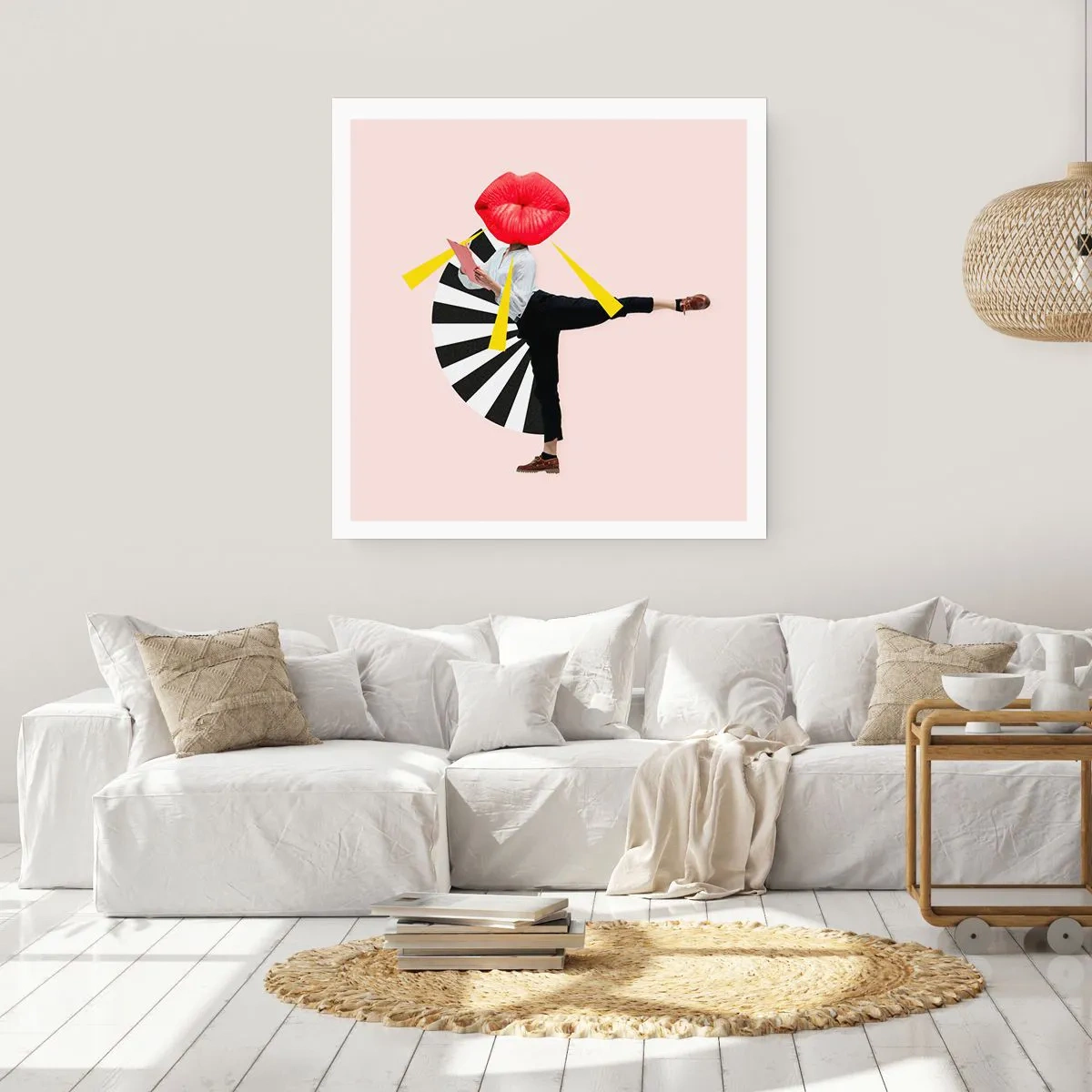 Póster - Arte pop surrealista - 30x30 cm