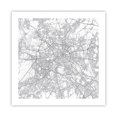 Póster - Flor de Berlín - 50x50 cm