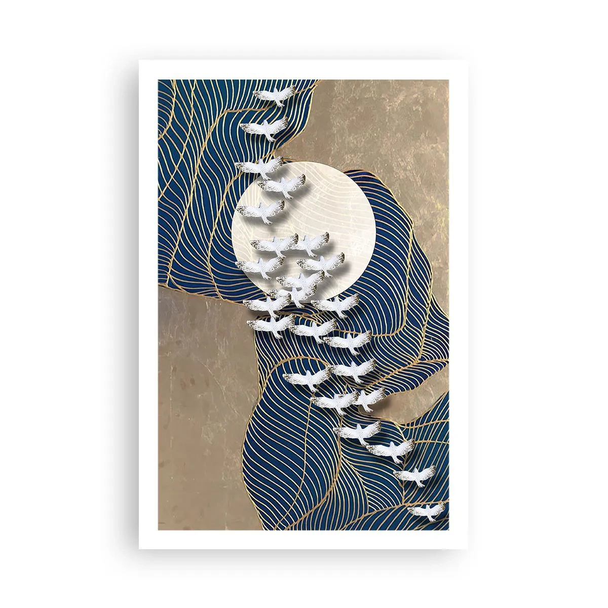 Póster - Libertad en bandada comunidad - 61x91 cm