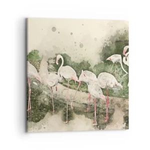 Cuadro sobre lienzo - Impresión de Imagen - Un sueño exótico - 70x70 cm