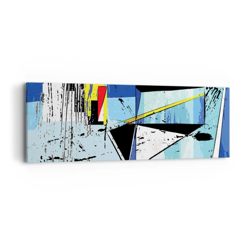 Cuadro sobre lienzo - Impresión de Imagen - Mirando el mundo desde un ángulo distinto - 90x30 cm