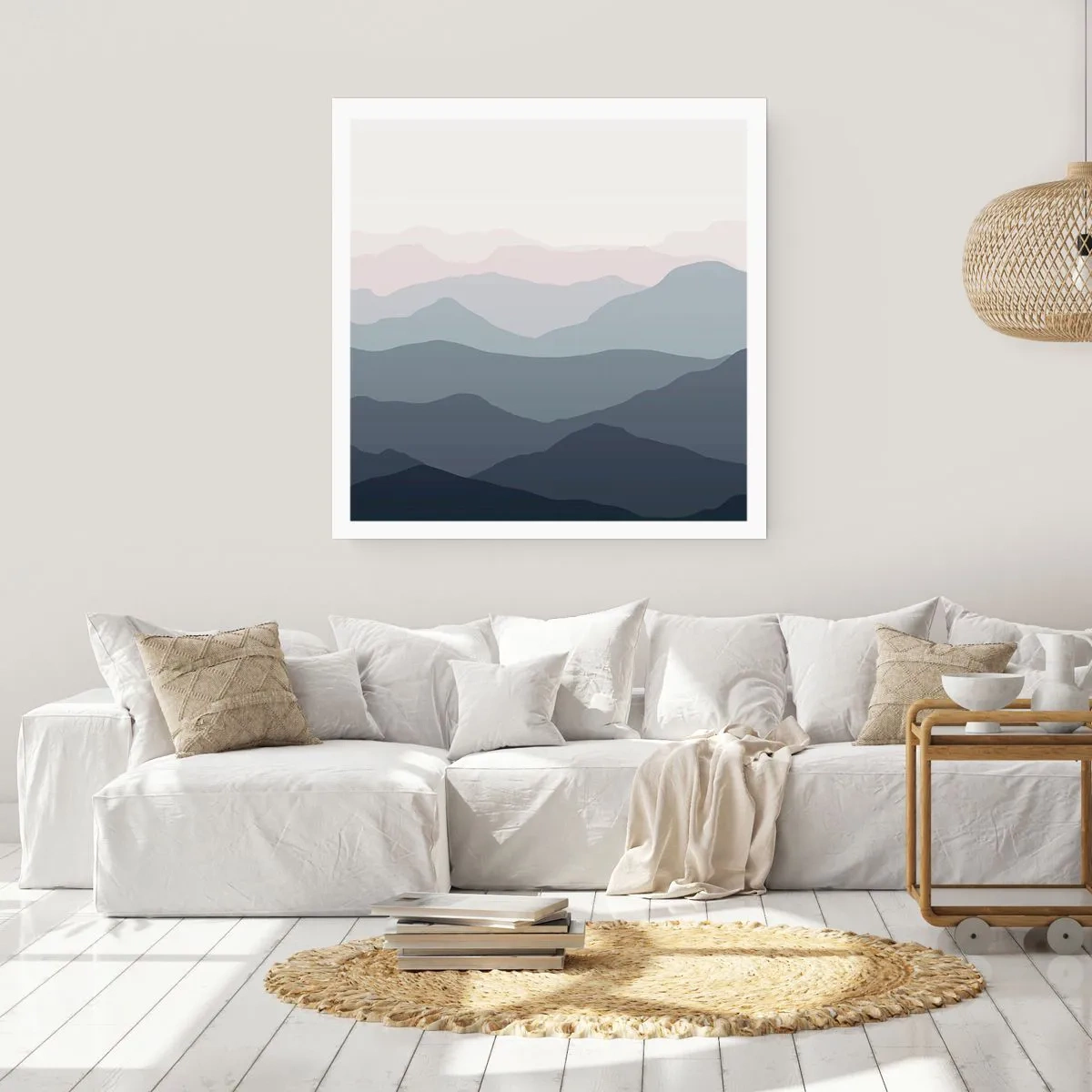 Póster - Cordilleras a la vista - 60x60 cm