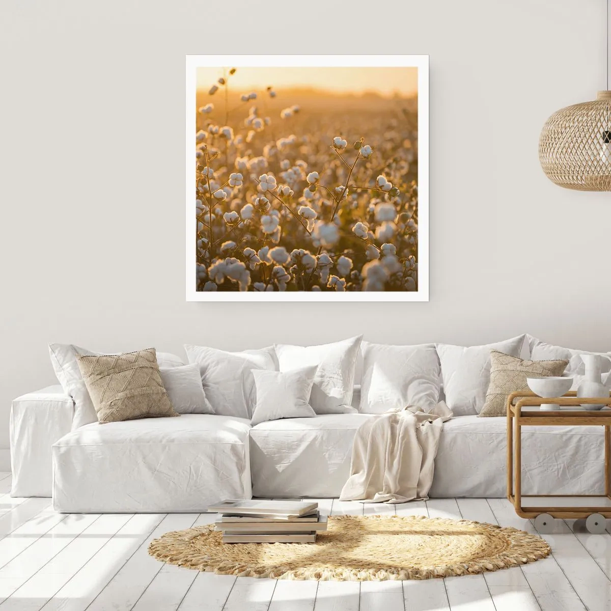 Póster - Un campo esponjoso - 60x60 cm
