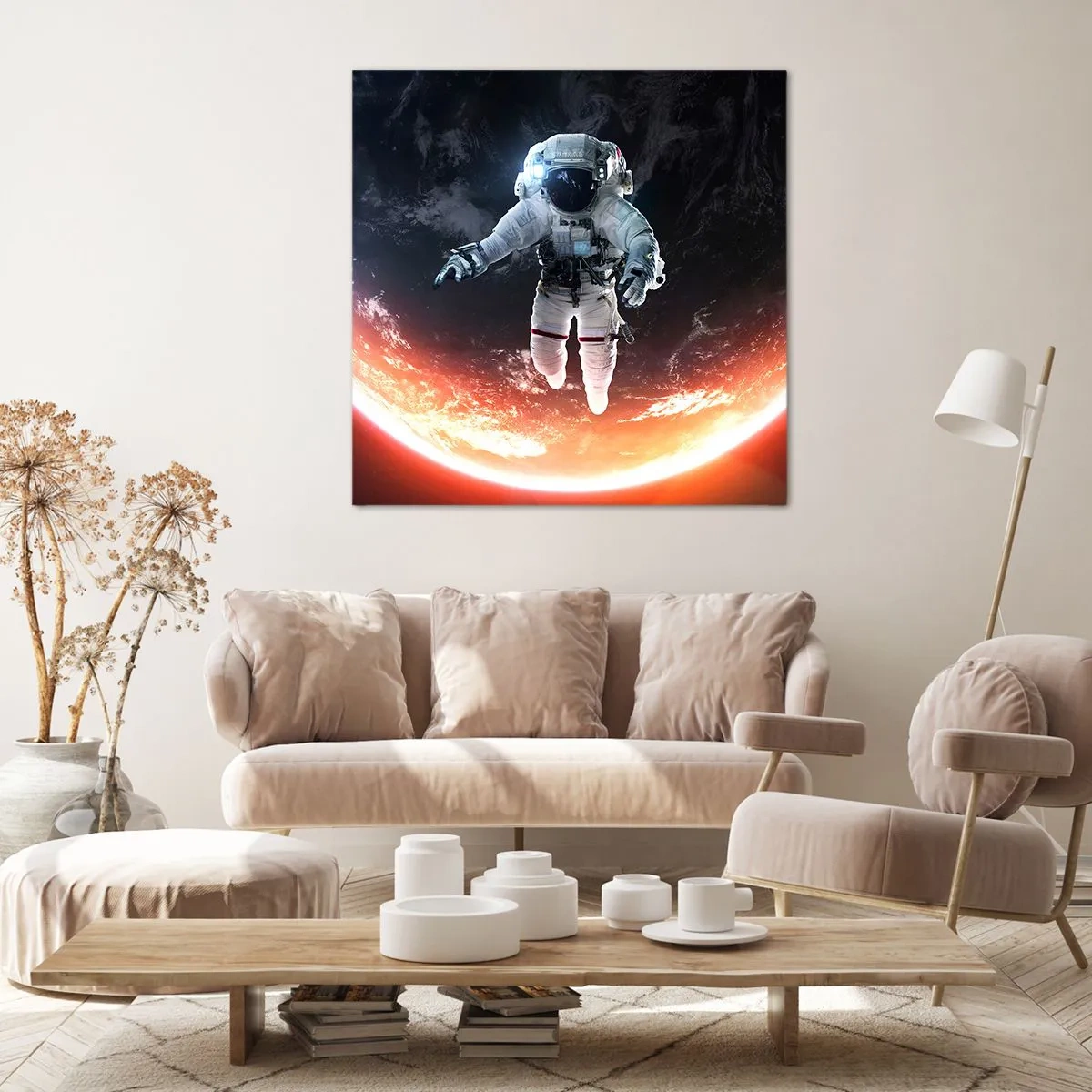 Cuadro sobre lienzo - Impresión de Imagen - ¿Puedo quedarme un rato más? - 50x50 cm