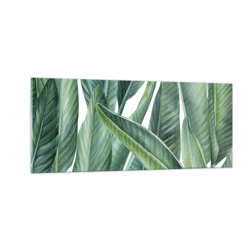 Cuadro sobre vidrio - Impresiones sobre Vidrio - Vegetación en estado puro - 100x40 cm