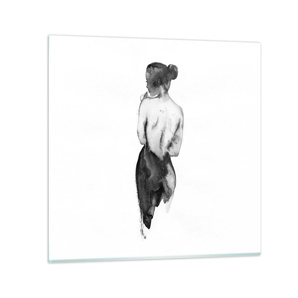Cuadro sobre vidrio - Impresiones sobre Vidrio - Sin ella el mundo deja de tener sentido - 70x70 cm