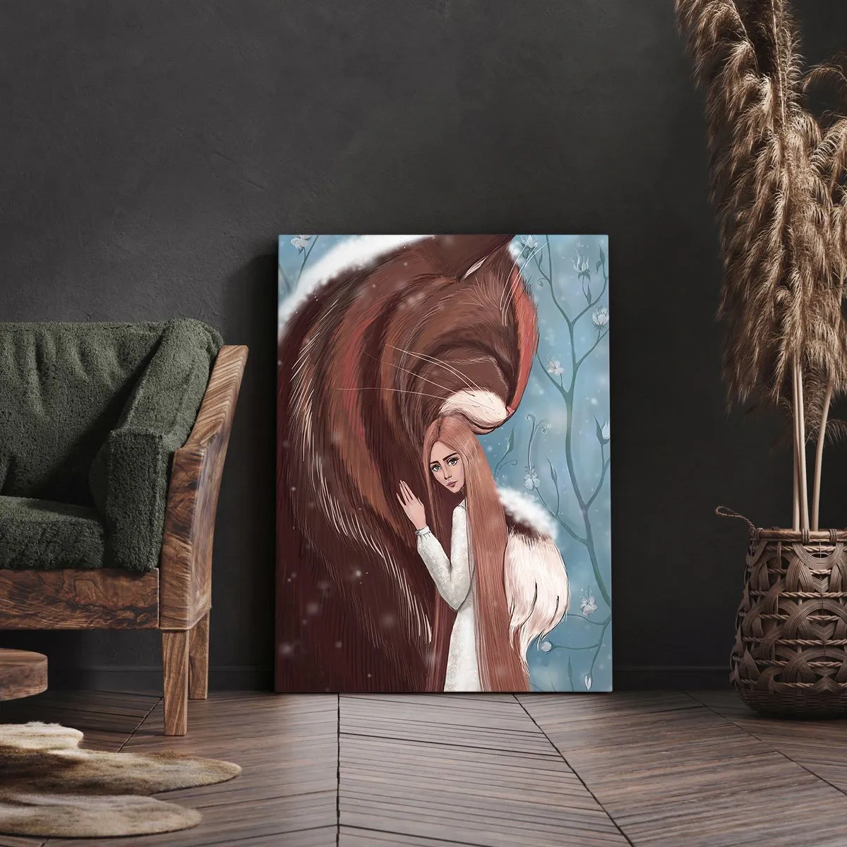Cuadro sobre lienzo - Impresión de Imagen - Bienvenidos a un cuento de hadas - 55x100 cm