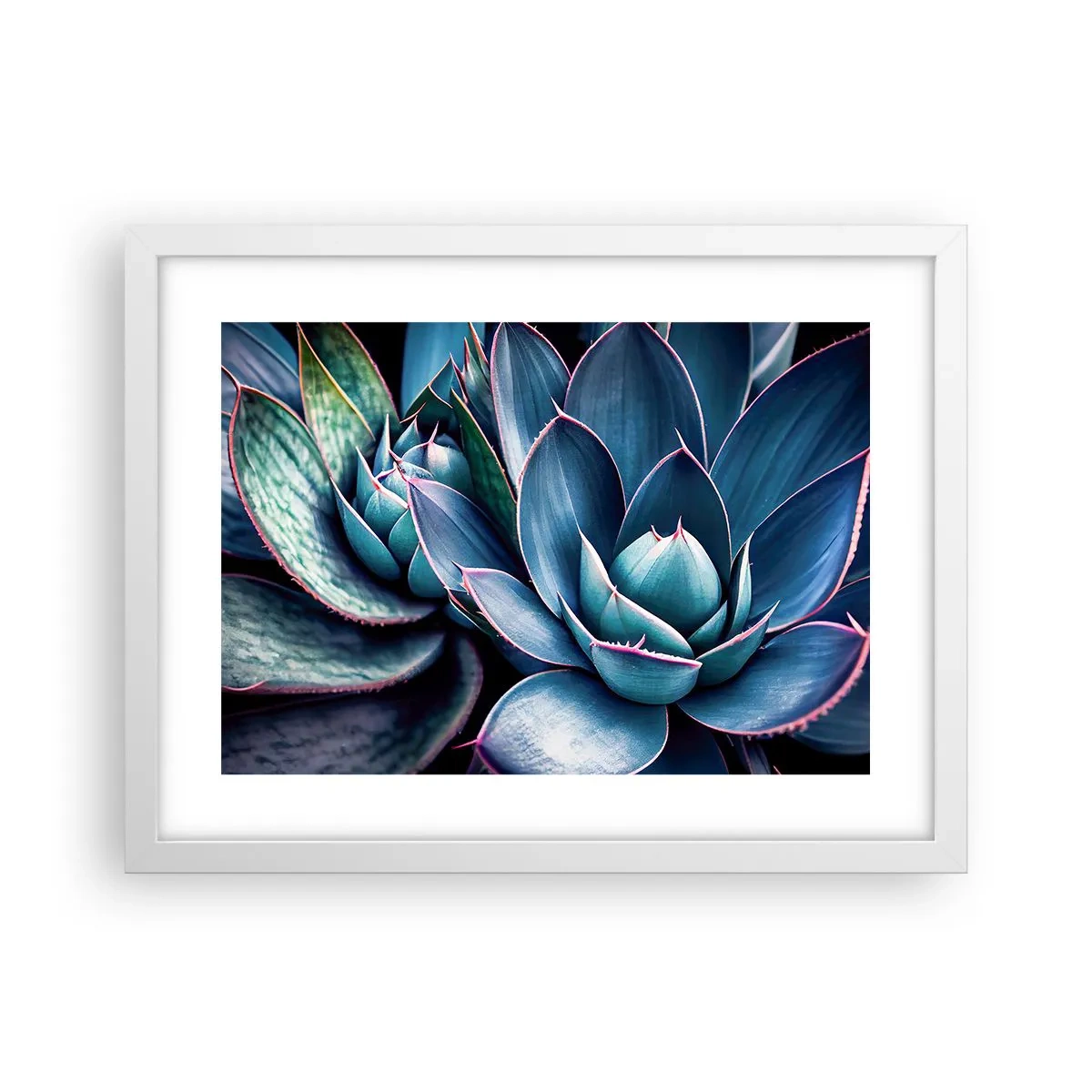 Póster en marco blanco - Fuerza vital - 40x30 cm