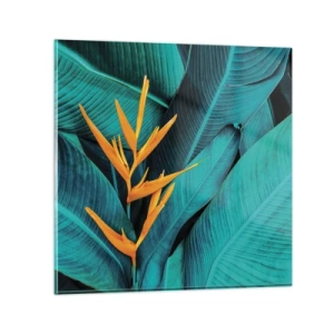 Cuadro sobre vidrio - Impresiones sobre Vidrio - Flor del Edén - 30x30 cm