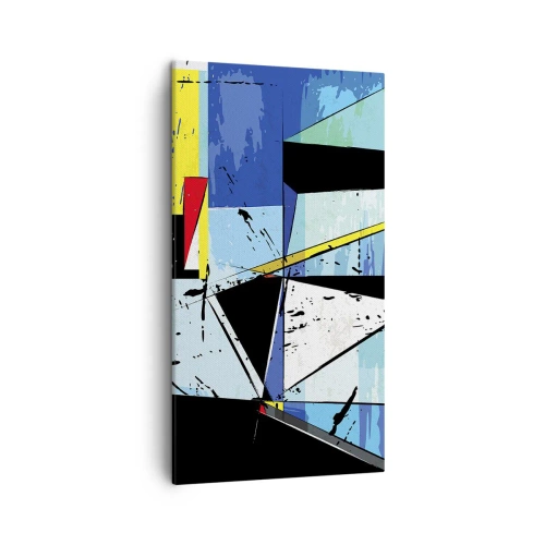 Cuadro sobre lienzo - Impresión de Imagen - Mirando el mundo desde un ángulo distinto - 45x80 cm