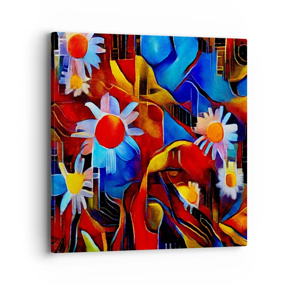 Cuadro sobre lienzo - Impresión de Imagen - Colores de la vida - 40x40 cm