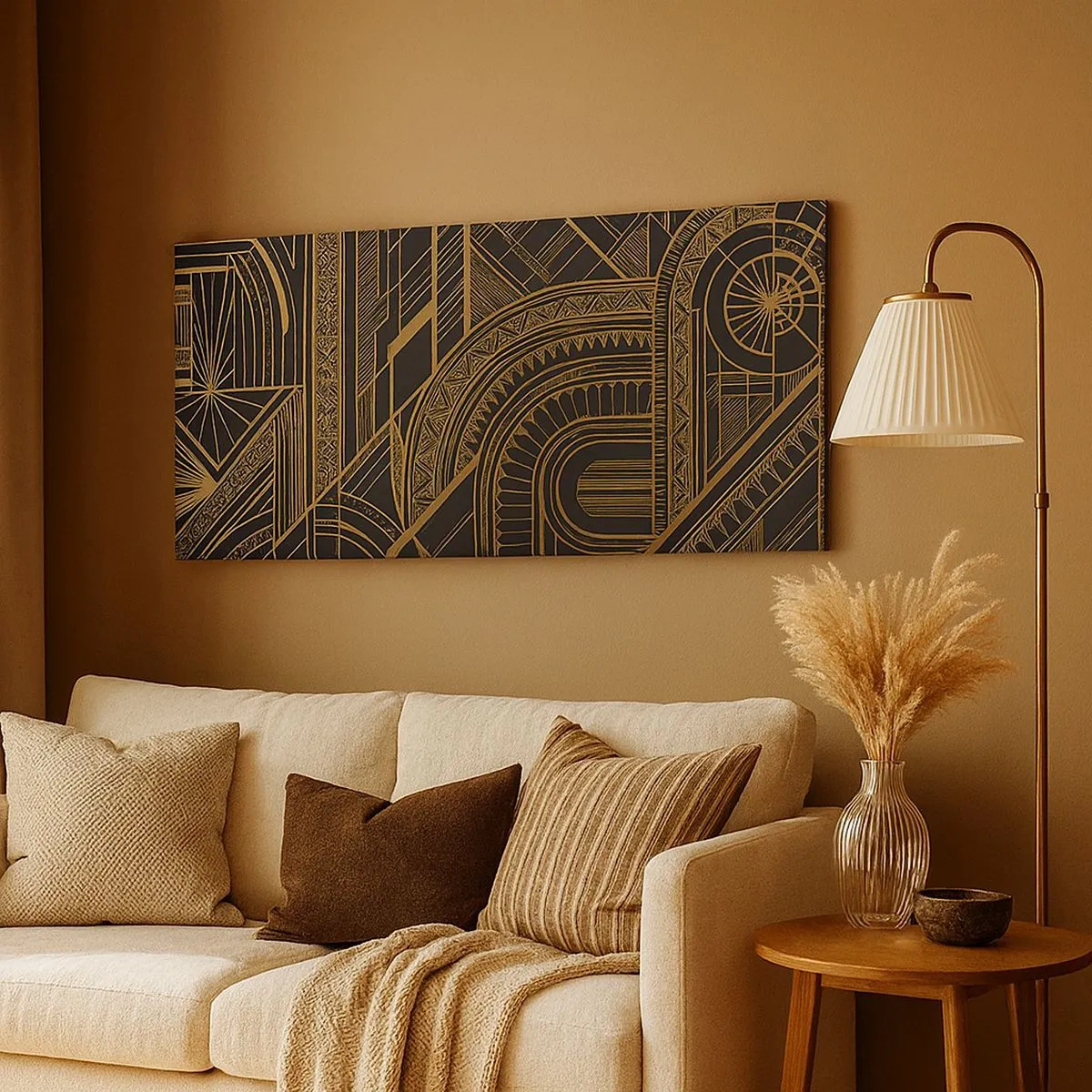 Cuadro sobre lienzo - Impresión de Imagen - Conceptos, ideas, planes - 100x40 cm