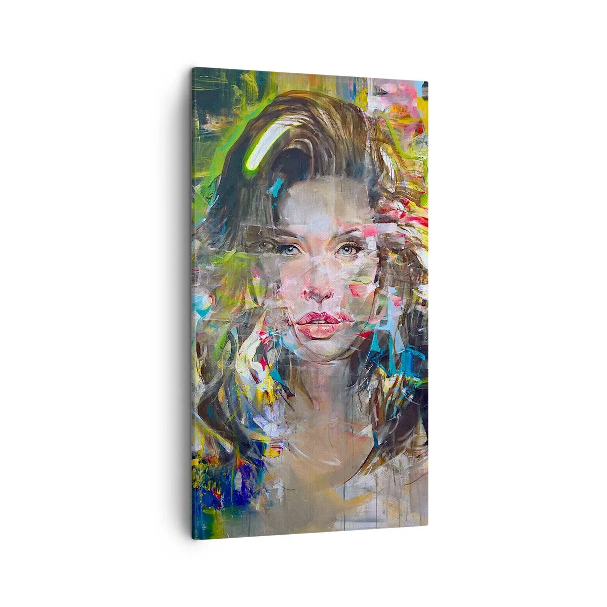 Cuadro sobre lienzo - Impresión de Imagen - Tras el velo del aire - 45x80 cm