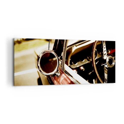 Cuadro sobre lienzo - Impresión de Imagen - Un coche con alma - 100x40 cm