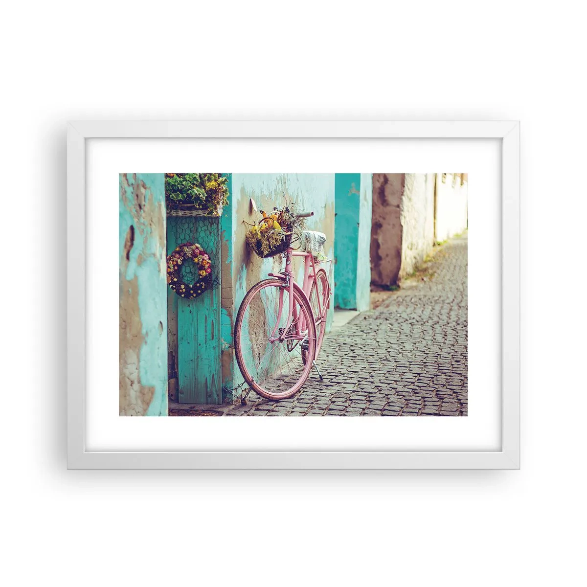 Póster en marco blanco - Ahora mismo vuelvo - 40x30 cm