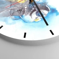 Esfera sin numeración, con rayas